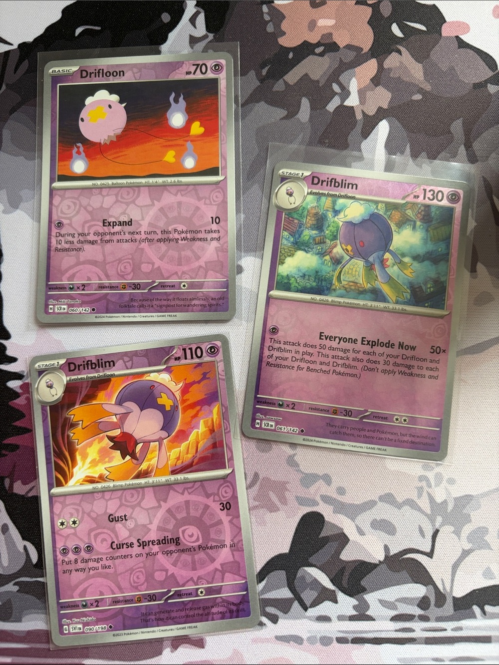 Drifloon & Drifblim Evolution Lot | 3 Cards | Reverse Holo | Pokémon TCG ✨5/$25✨